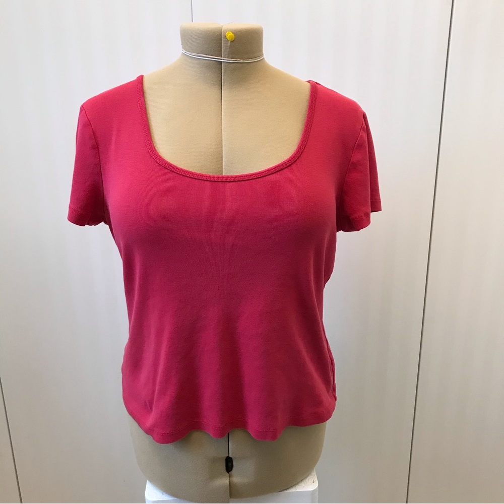 Reitmans dark pink soft tee Size XL